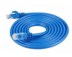 Northix 200 cm Cat5e 1000 Mbps Ethernet / síťový kabel – modrý 
