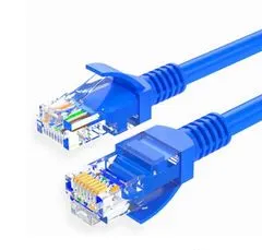 Northix 400 cm Cat5e 1000 Mbps Ethernet / síťový kabel – modrý 