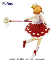 Furyu Card Captor Sakura Clear Card Special figurka Sakura Rocket Beat 19 cm