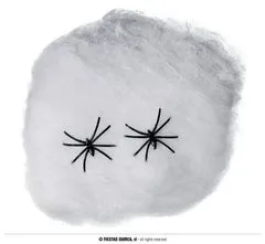 Pavučina bílá 20 g + 2 pavouci - Halloween