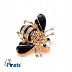 Pinets® Brož zlato-černé vosa
