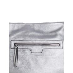 Factoryprice Dámská kabelka na záda 2v1 z ekologické kůže VANESSA stříbrná OW-TR-2070_390296 Univerzální
