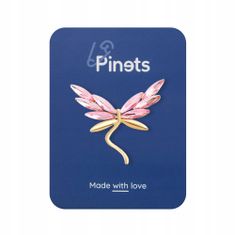 Pinets® Brož růžová vážka