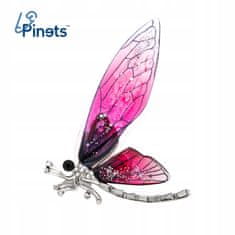 Pinets® Brož vážka s červenými křídly