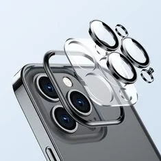 Joyroom Metalic Frame silikonový kryt na iPhone 14 Pro, černý