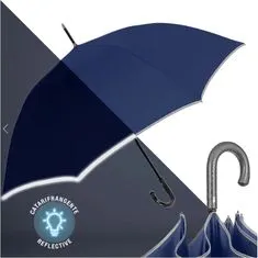 Perletti TECHNOLOGY Luxusní automatický deštník s reflexním pásem, 21726