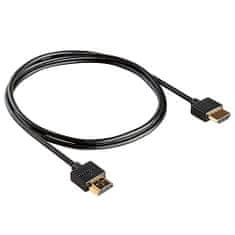 Meliconi Propojovací HDMI kabel , 497014, propojovací, male HDMI, rovné zakončení, běžný oplet, 0,189 m