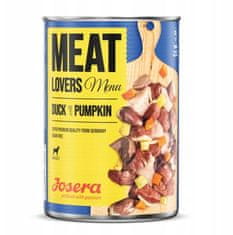 Josera Meat Lovers Menu kachna s dýní 800 g konzerva pro dospělé psy
