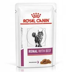 Royal Canin Veterinary Cat Renal with Beef 85 g krmivo pro dospělé kočky s hovězím masem