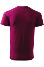 Malfini Pánské triko jednoduché, fuchsia red, XS