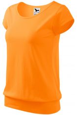 Malfini Dámské trendové tričko, mandarinková oranžová, S