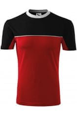 Malfini Tričko dvoubarevné, červená, XL