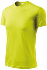 Malfini Tričko s asymetrickým průkrčníkem, neonová žlutá, S