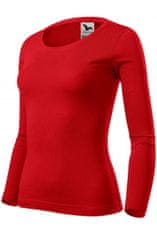 Malfini Dámské triko s dlouhými rukávy, červená, S