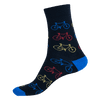 Veselé Ponožky Kolo černé, 47-50