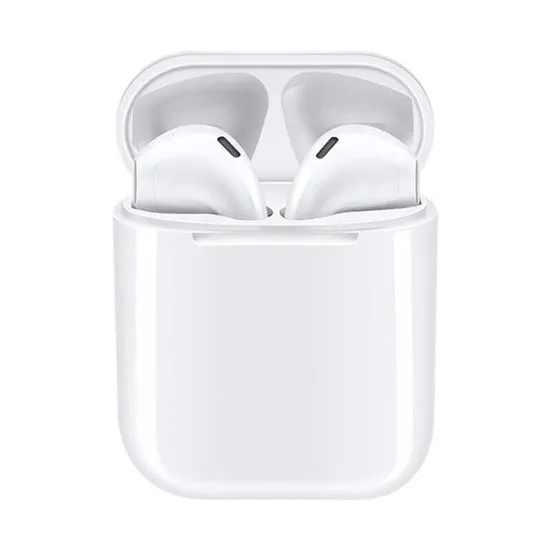 Mormark Bezdrátová sluchátka, Bluetooth sluchátka kompatibilní s iOS a Android | I12 WHITE PODS