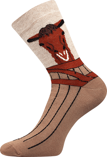 WiTSocks Veselé Ponožky Kůň