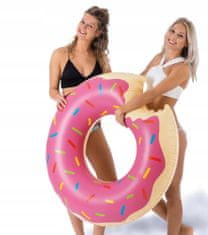 InnoVibe Nafukovací donut - 80 cm hnědý