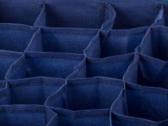 InnoVibe Organizér do zásuvky na prádlo 24 přihrádek - modrý
