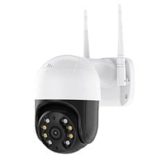 Cool Mango Zevnitřní bezpečnostní bezdrátová WiFi kamera, IP kamera s možností dohledu, infračervená noční kamera, 360° nahrávání, Full HD - Wificamera