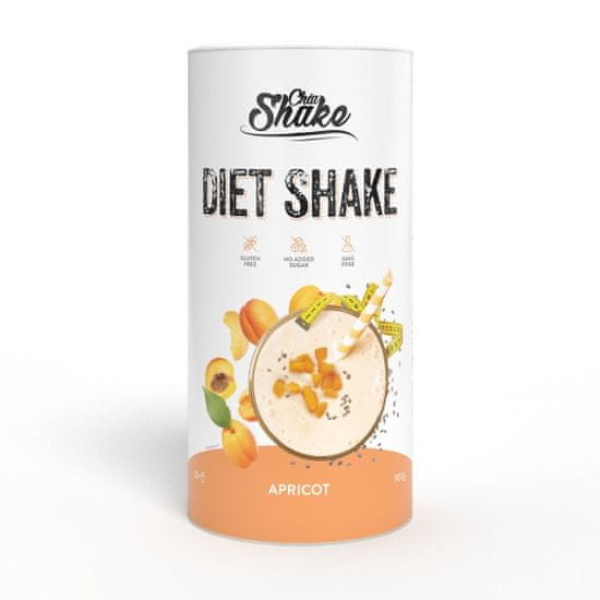 Chia Shake velký dietní koktejl meruňka, 30 jídel, 900g