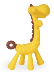 InnoVibe Silikonové kousátko žirafa (žlutá)