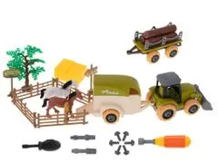 InnoVibe Farmářská sada s traktorem a koníky