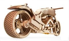 InnoVibe Ugears 3D dřevěné mechanické puzzle VM-02 Motorka