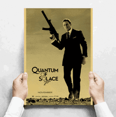 Tie Ler  Plakát James Bond Agent 007, Daniel Craig, Quantum of Solace č.169, 29.7 x 42 cm 