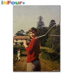 Tie Ler  Plakát Audrey Hepburn 51,5x36cm Vintage č.1 