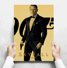 Tie Ler  Plakát James Bond Agent 007, Daniel Craig, Skyfall č.167, 29.7 x 42 cm 