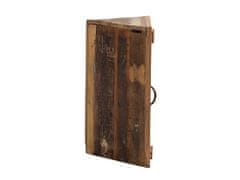 Woodkings  Rohová zrcadlová skříňka Gautama z recyklovaného dřeva 