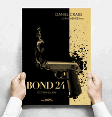 Tie Ler  Plakát James Bond Agent 007, Daniel Craig, Spectre č.164, 29.7 x 42 cm 