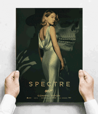 Tie Ler  Plakát James Bond Agent 007, Léa Seydoux, Spectre č.158, 29.7 x 42 cm 