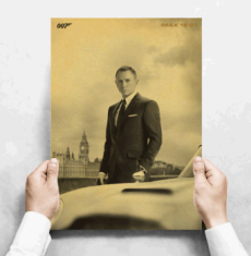 Tie Ler  Plakát James Bond Agent 007, Daniel Craig, Spectre č.165, 29.7 x 42 cm 