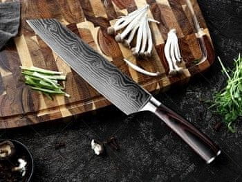 Xituo  Kuchyňský kiritsuke nůž 8" XITUO SAGA ocel 7CR17 440C