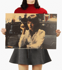 Tie Ler  Plakát Pulp Fiction, Uma Thurman č.182, 51.5 x 36 cm 
