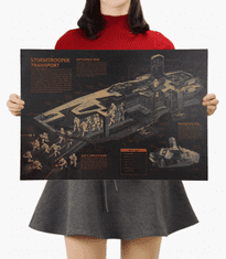 Tie Ler  Plakát Star Wars, StormTrooper Transport č. 110, 35.5 x 51 cm 