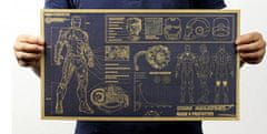 Tie Ler  Plakát Marvel Iron Man č.140, 51.5 x 28 cm 