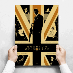 Tie Ler  Plakát James Bond Agent 007, Daniel Craig, Quantum of Solace č.168, 29.7 x 42 cm 