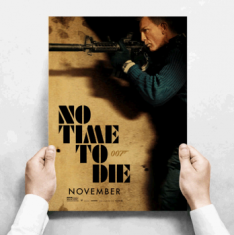 Tie Ler  Plakát James Bond Agent 007, Daniel Craig, No Time to Die č.173, 29.7 x 42 cm 