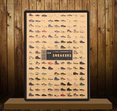 Tie Ler  Plakát tablo Fashion Sneakers č.114, 51.5 x 36 cm 