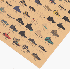 Tie Ler  Plakát tablo Fashion Sneakers č.114, 51.5 x 36 cm 