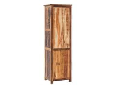 Woodkings  Vysoká koupelnová skříňka Gautama z recyklovaného dřeva 