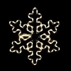 ACA Lightning  LED vánoční sněhová vločka do okna 96 LED/17W/230V/IP44, teplá bílá