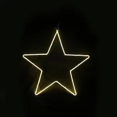 ACA Lightning  Neonová hvězda do okna 12W, žlutá barva, IP44