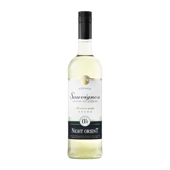 Night Orient Sauvignon Blanc 0,75L - Nealkoholické bílé prémiové tiché víno 0,0% alk.