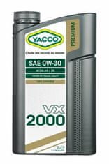 YACCO Motorový olej VX 2000 0W30, 2 l