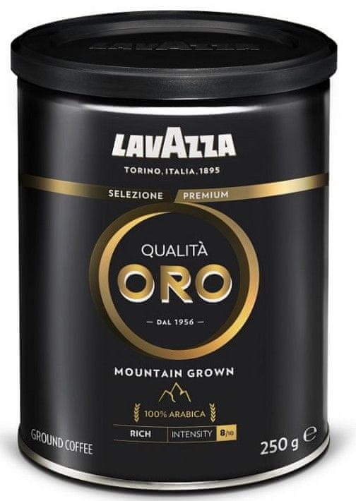 Levně Lavazza Qualita Oro Moutain Grown mletá 250g plechovka