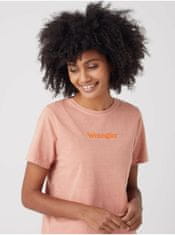 Wrangler Meruňkové dámské tričko Wrangler XS